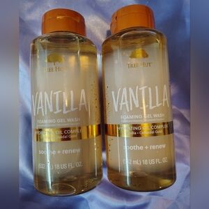 2 Treehut Vanilla Scented Foaming Gel Wash Brand New